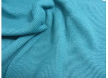 Bündchen - leicht Rippe dunkeltürkis